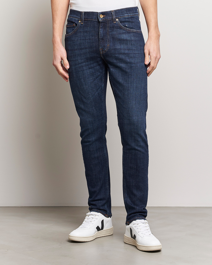 Herre | | Tiger of Sweden | Evolve Cotton Jeans Medium Blue