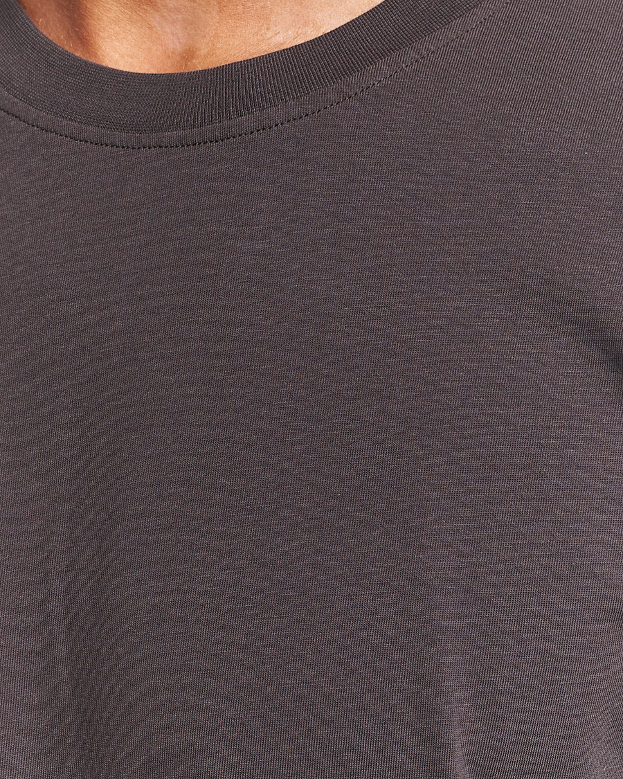 Herre | T-Shirts | Tiger of Sweden | Dillan Crew Neck T-Shirt Coffee