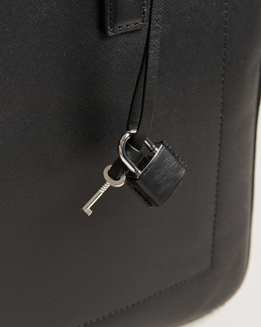 Herre | Tiger of Sweden Bowe Leather Briefcase Black | Tiger of Sweden | Bowe Leather Briefcase Black