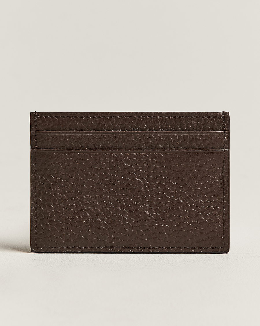 Herre | Tiger of Sweden Wharf Leather Card Holder Brown | Tiger of Sweden | Wharf Leather Card Holder Brown