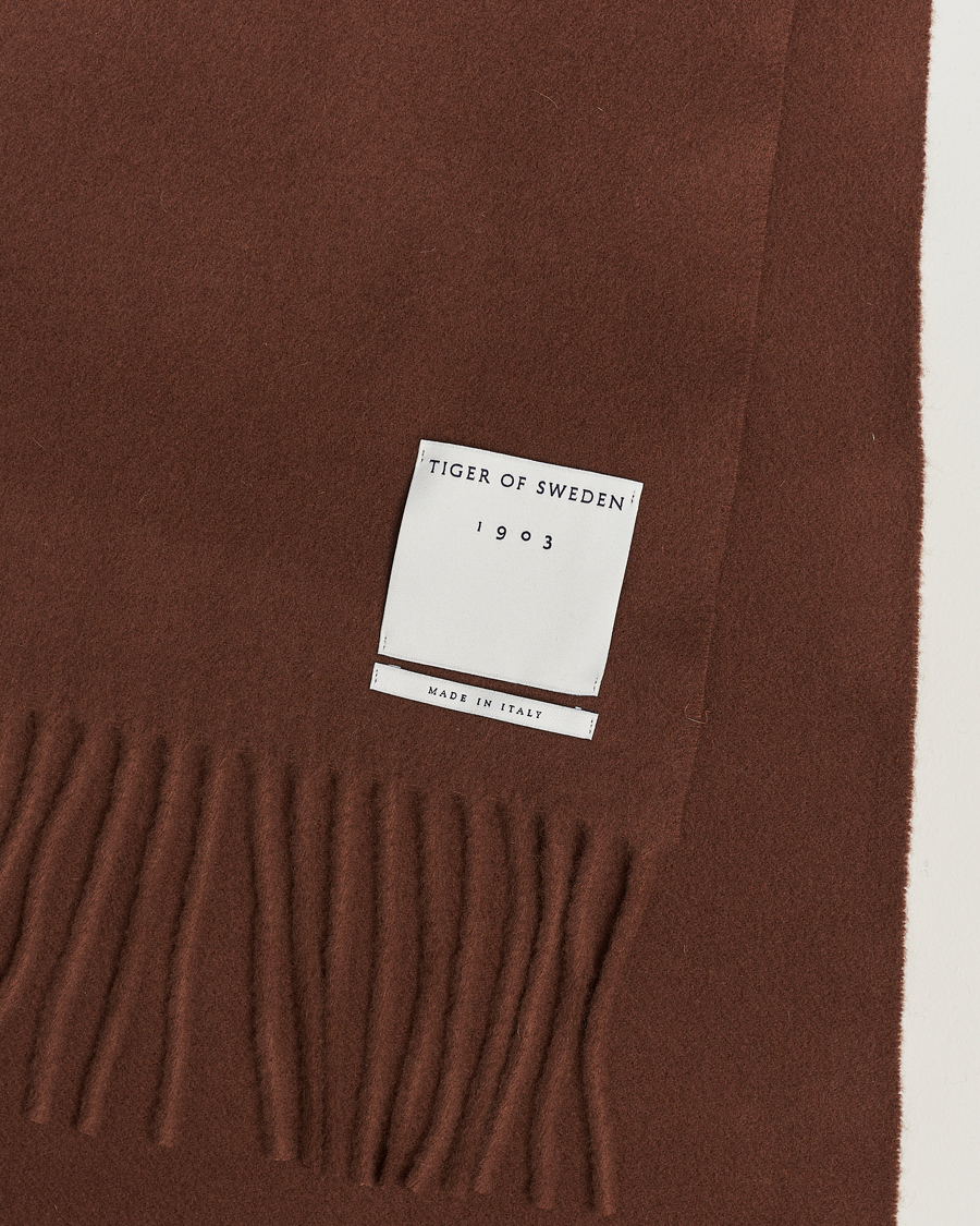 Herre | Tiger of Sweden Sylan Wool Scarf Golden Copper | Tiger of Sweden | Sylan Wool Scarf Golden Copper