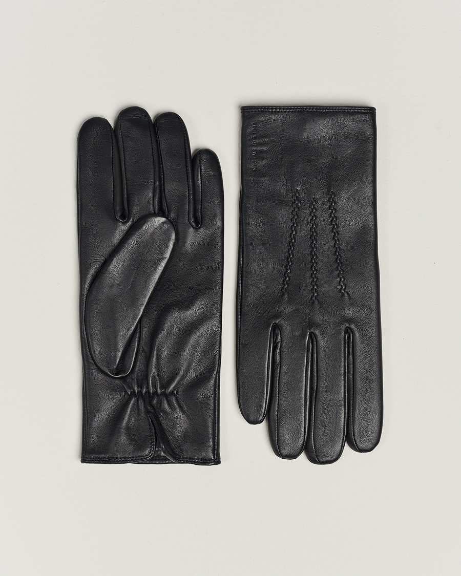 Herre | Tiger of Sweden Garvin Leather Gloves Black | Tiger of Sweden | Garvin Leather Gloves Black
