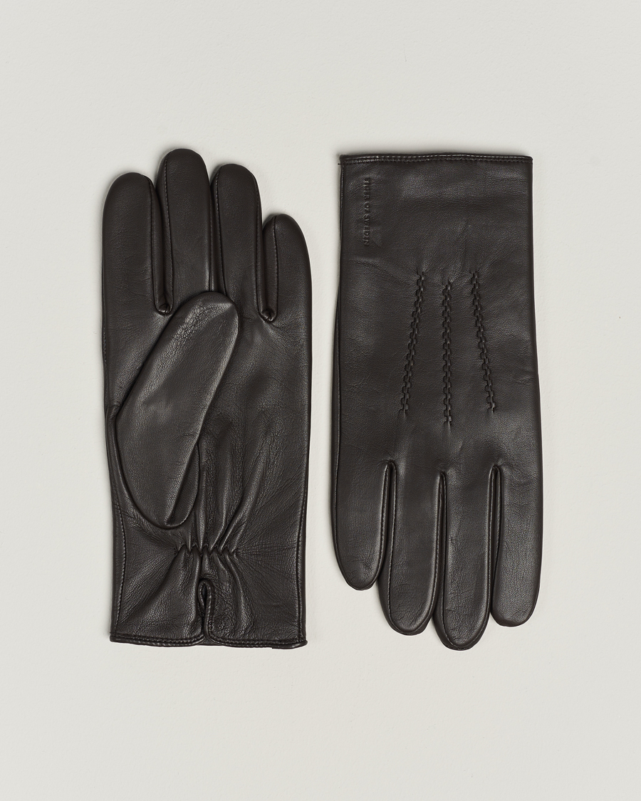 Herre | Tiger of Sweden Garvin Leather Gloves Brown | Tiger of Sweden | Garvin Leather Gloves Brown