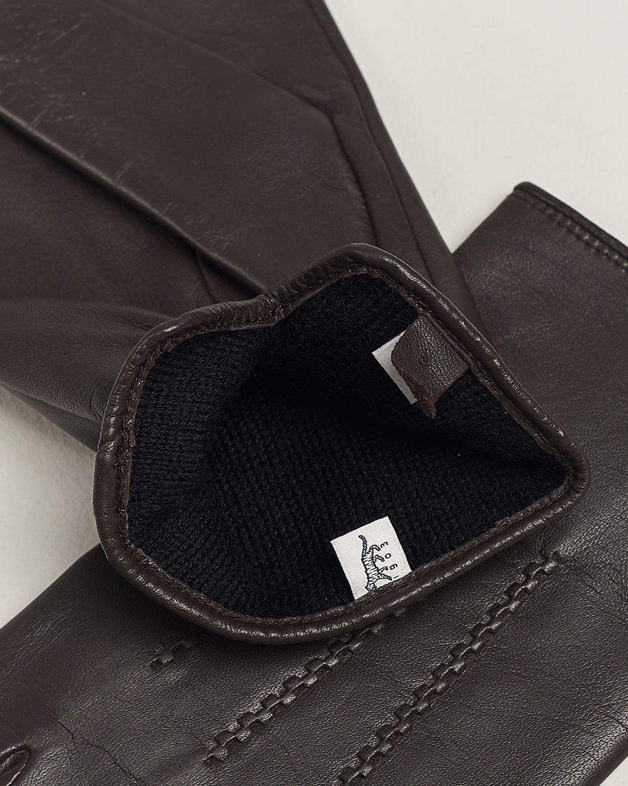 Herre | Tiger of Sweden Garvin Leather Gloves Brown | Tiger of Sweden | Garvin Leather Gloves Brown