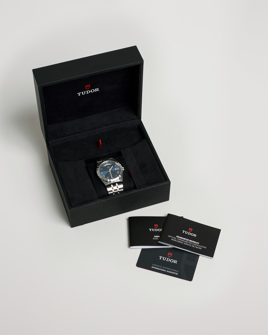 Herre | Pre-Owned & Vintage Watches | Tudor Pre-Owned | Royal Date Day 28600-91060 Steel Blue