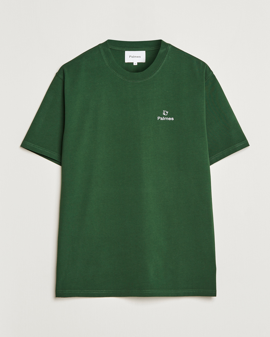 Herre | T-Shirts | Palmes | Allan T-Shirt Dark Green
