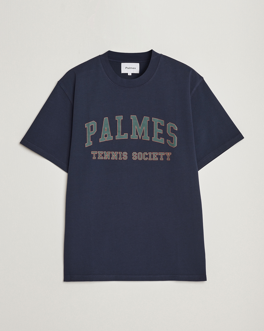 Herre | T-Shirts | Palmes | Ivan T-Shirt Navy