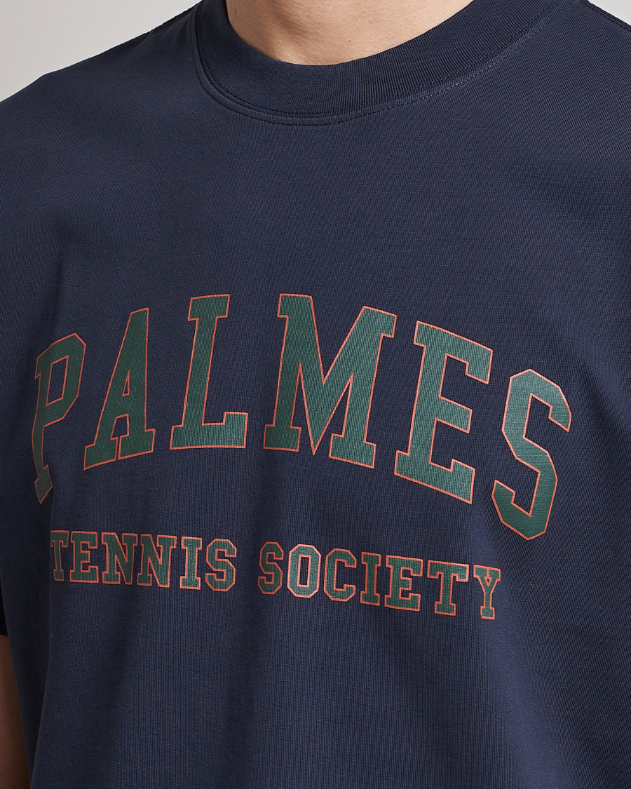 Herre | T-Shirts | Palmes | Ivan T-Shirt Navy