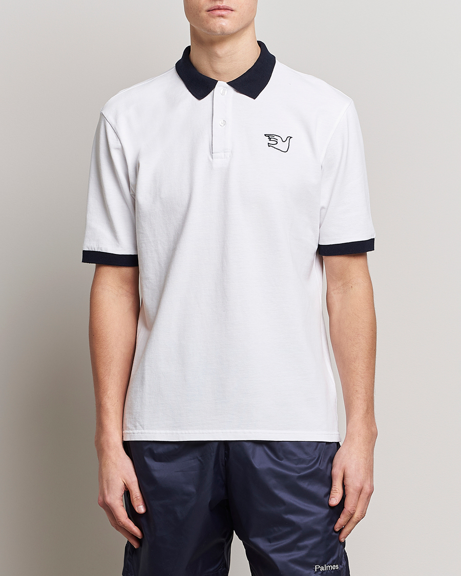 Herre | | Palmes | Arthur Short Sleeve Polo White