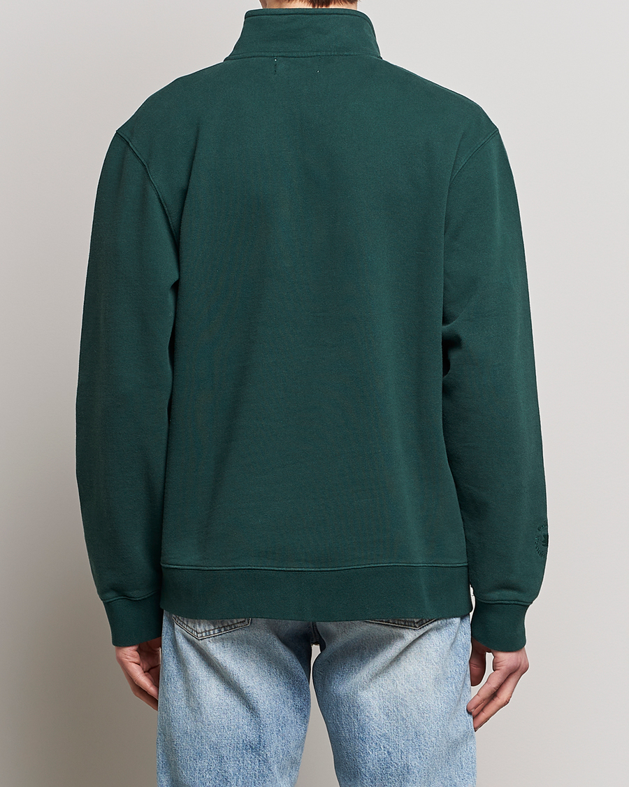 Herre | Gensere | Palmes | Jojo Zip Sweater Dark Green