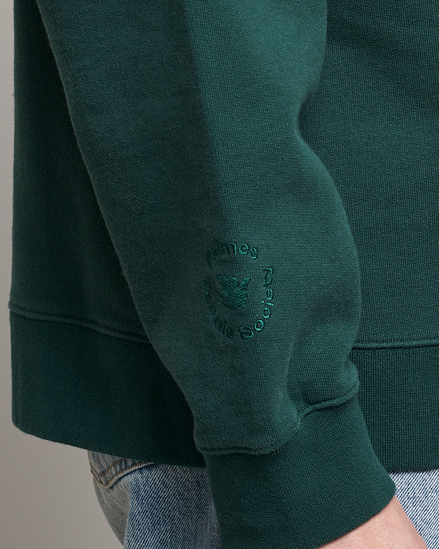 Herre | Gensere | Palmes | Jojo Zip Sweater Dark Green