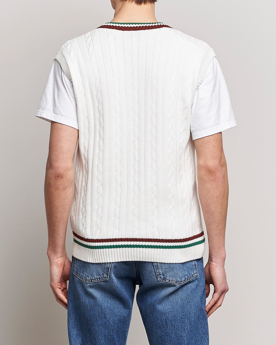 Herre | Gensere | Palmes | James Knitted Vest White