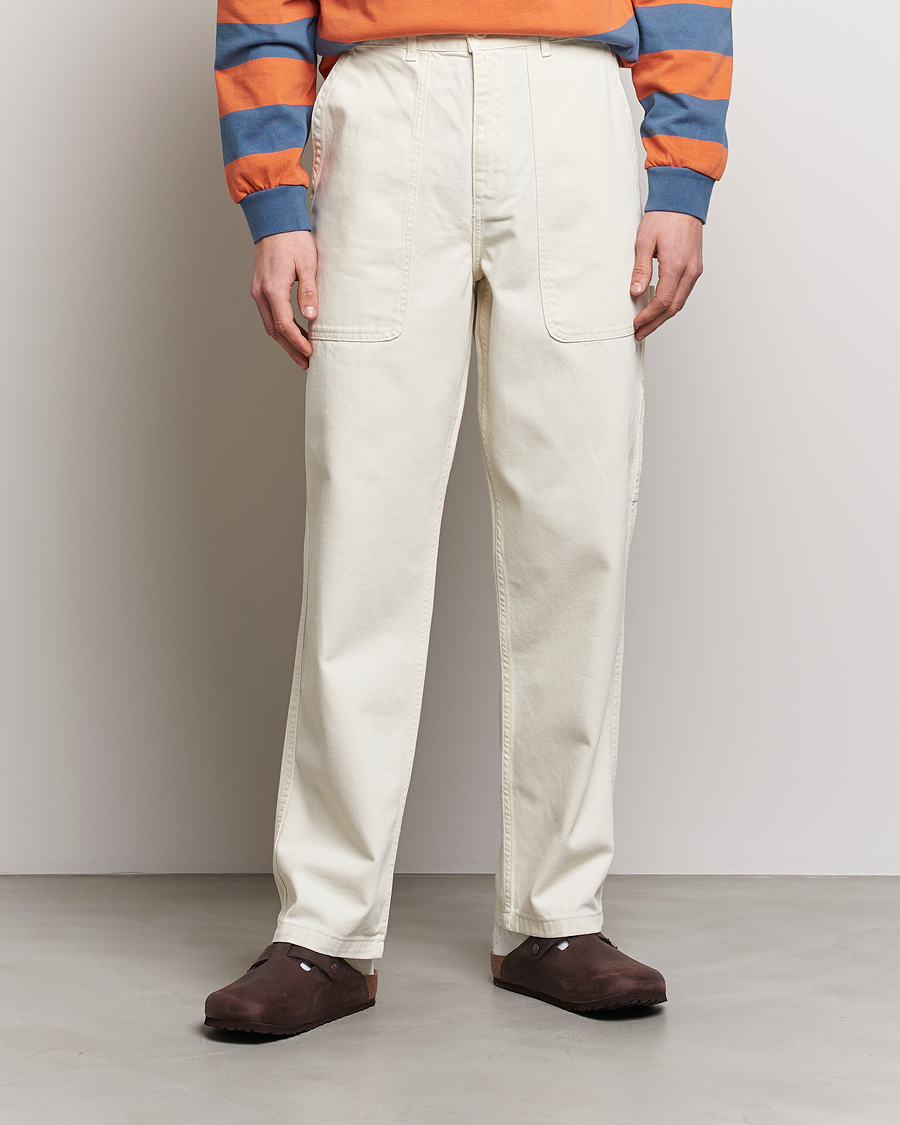 Herre | Chinos | Palmes | Broom Trousers Off White