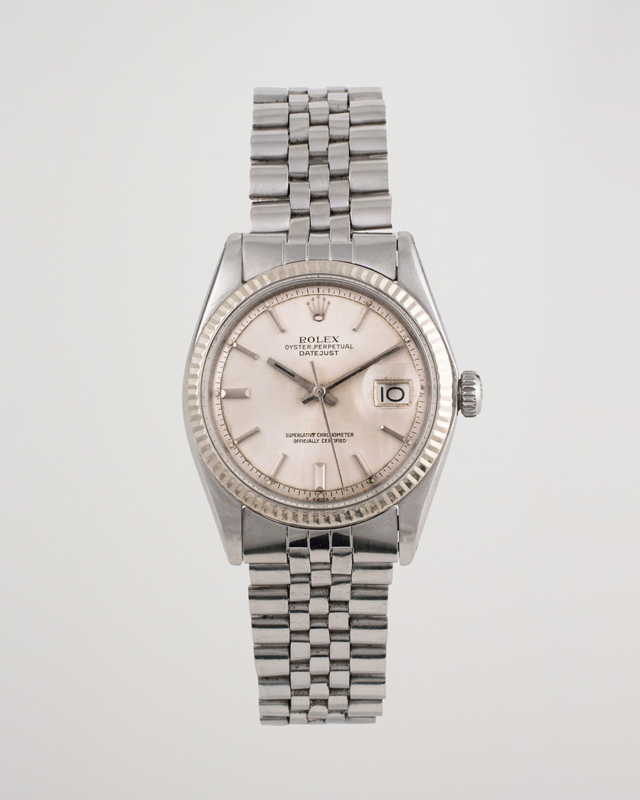 Herre | Pre-Owned & Vintage Watches | Rolex Pre-Owned | Datejust 1601 Jubilee Steel Silver