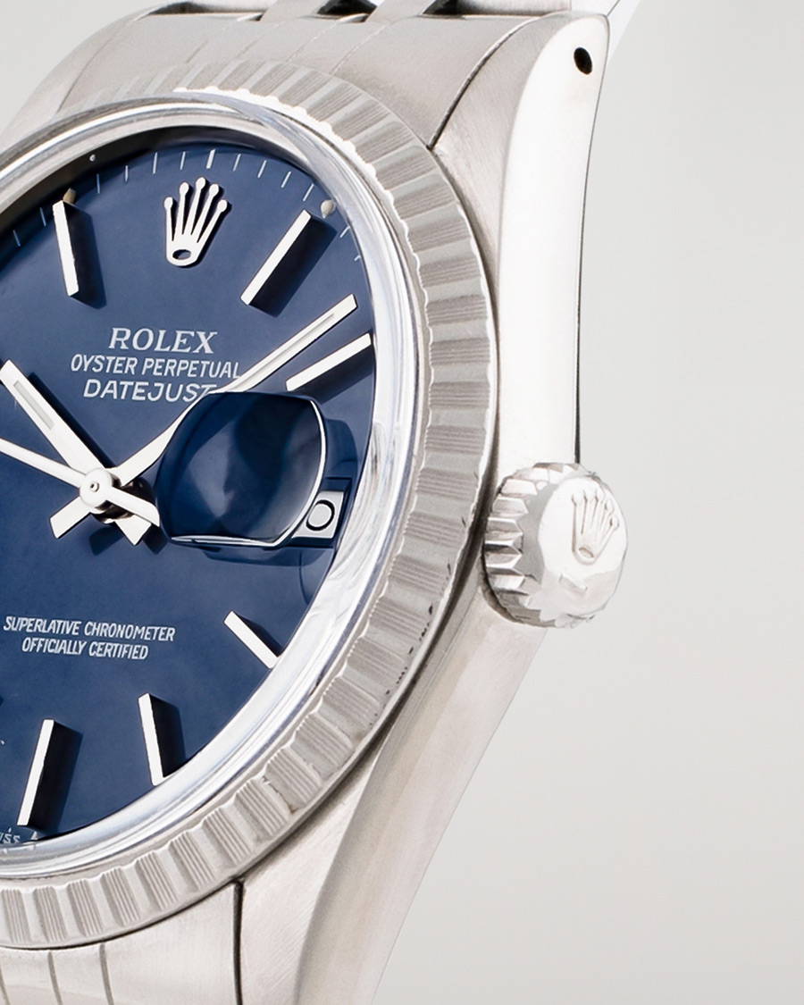 Herre | Pre-Owned & Vintage Watches | Rolex Pre-Owned | Datejust 16030 Oyster Perpetual Steel Blue