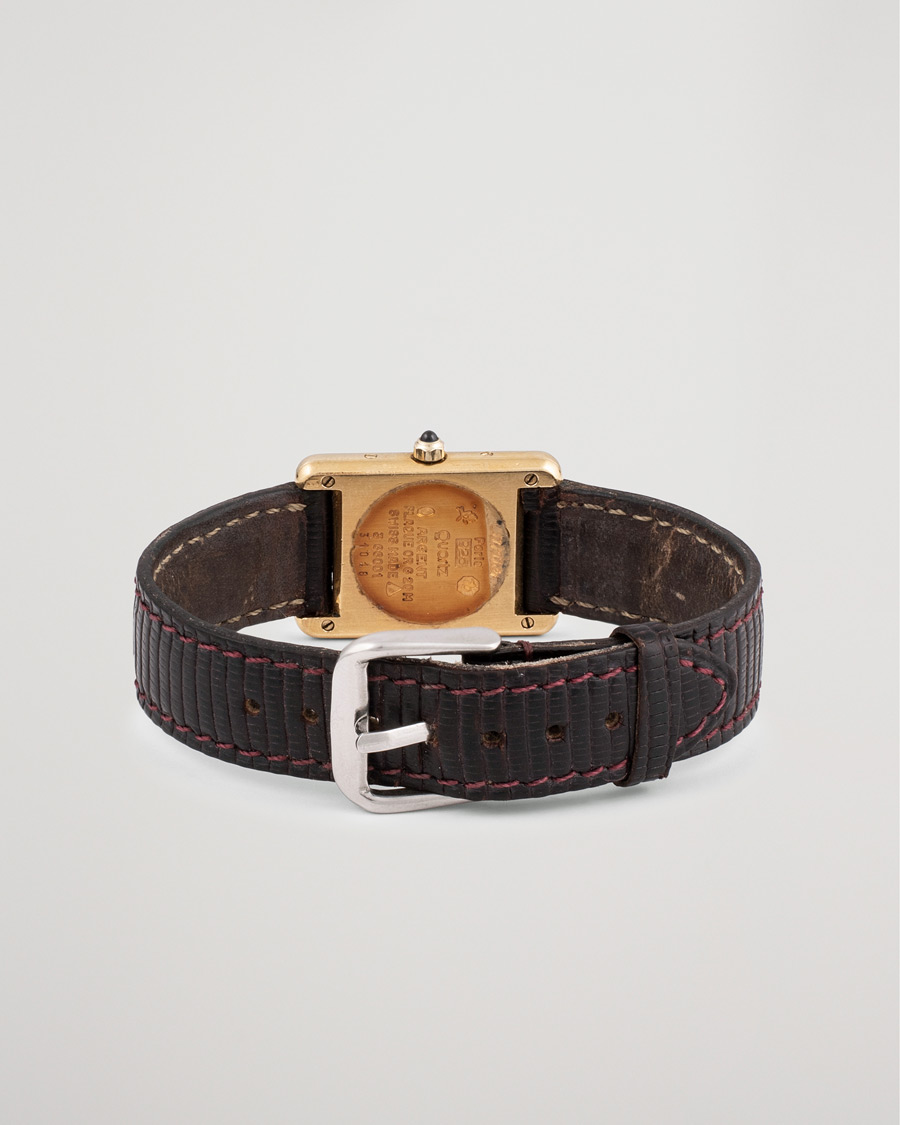 Brukt | Tidligere solgte | Cartier Pre-Owned | Must de Cartier Tank Gold Brown