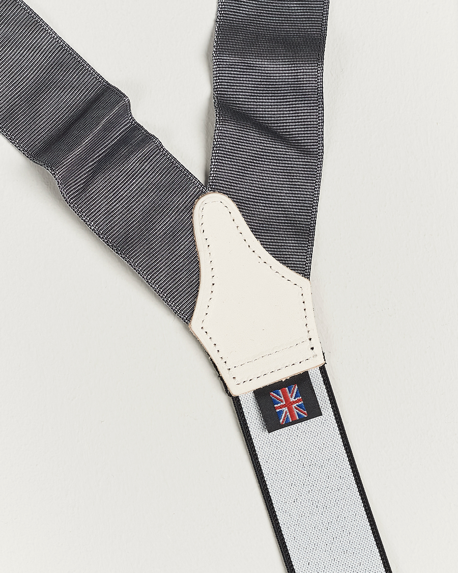 Herre | Bukseseler | Albert Thurston | Moiré Braces 40mm Grey