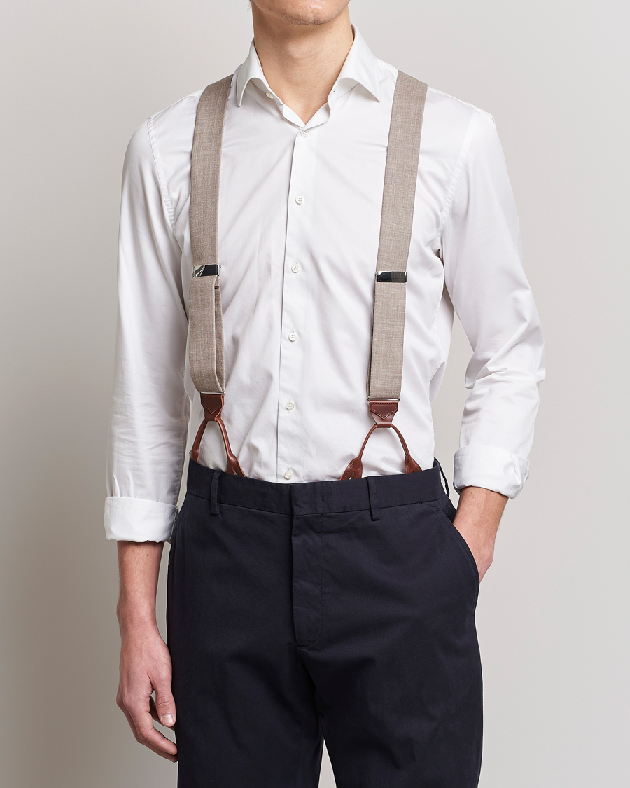 Herr |  | Albert Thurston | Linen Braces Beige