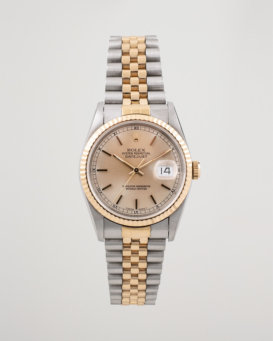 Herre | Pre-Owned & Vintage Watches | Rolex Pre-Owned | Datejust 16233 Oyster Perpetual Steel/Gold Gold