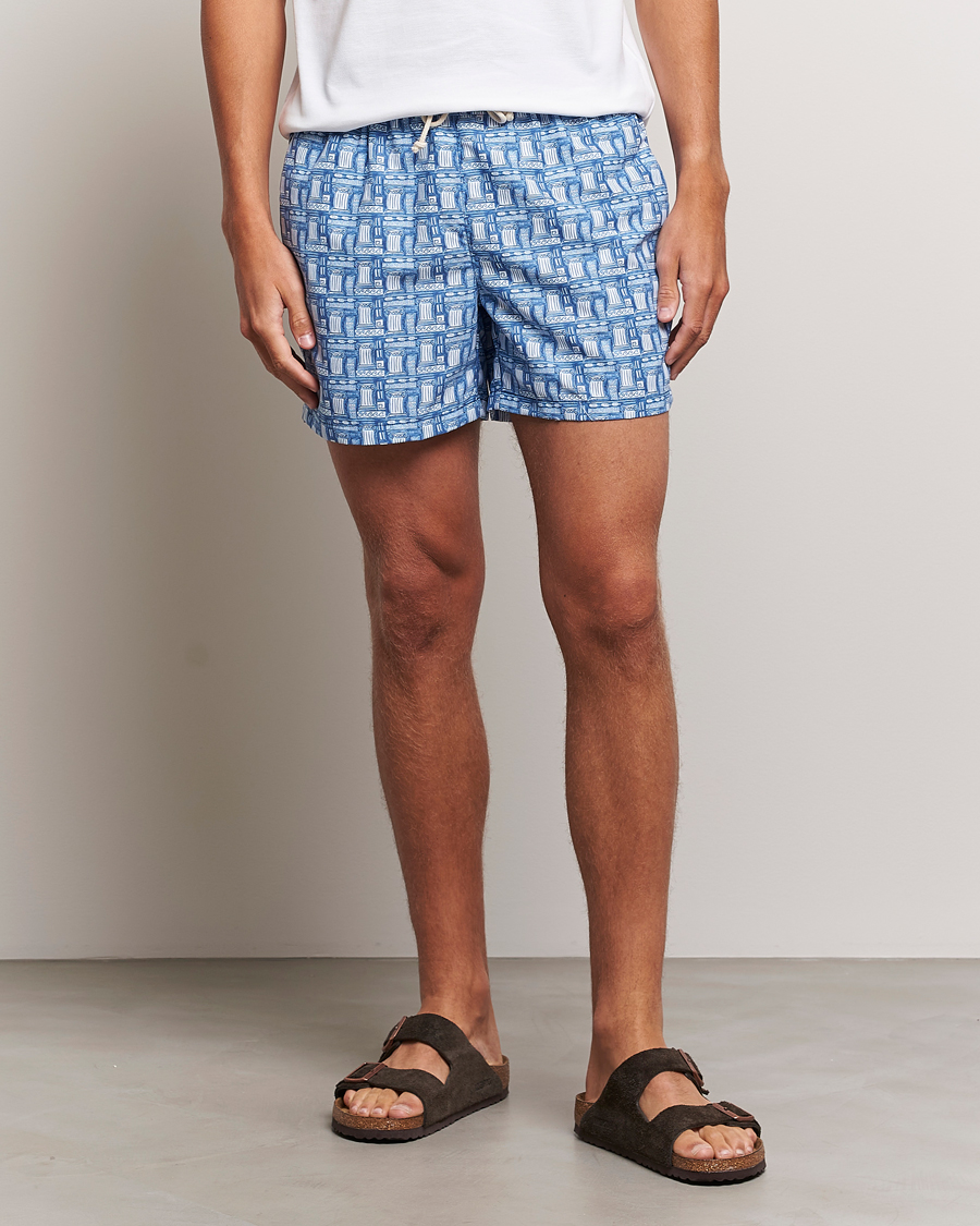 Herre |  | Ripa Ripa | Printed Swimshorts Blue