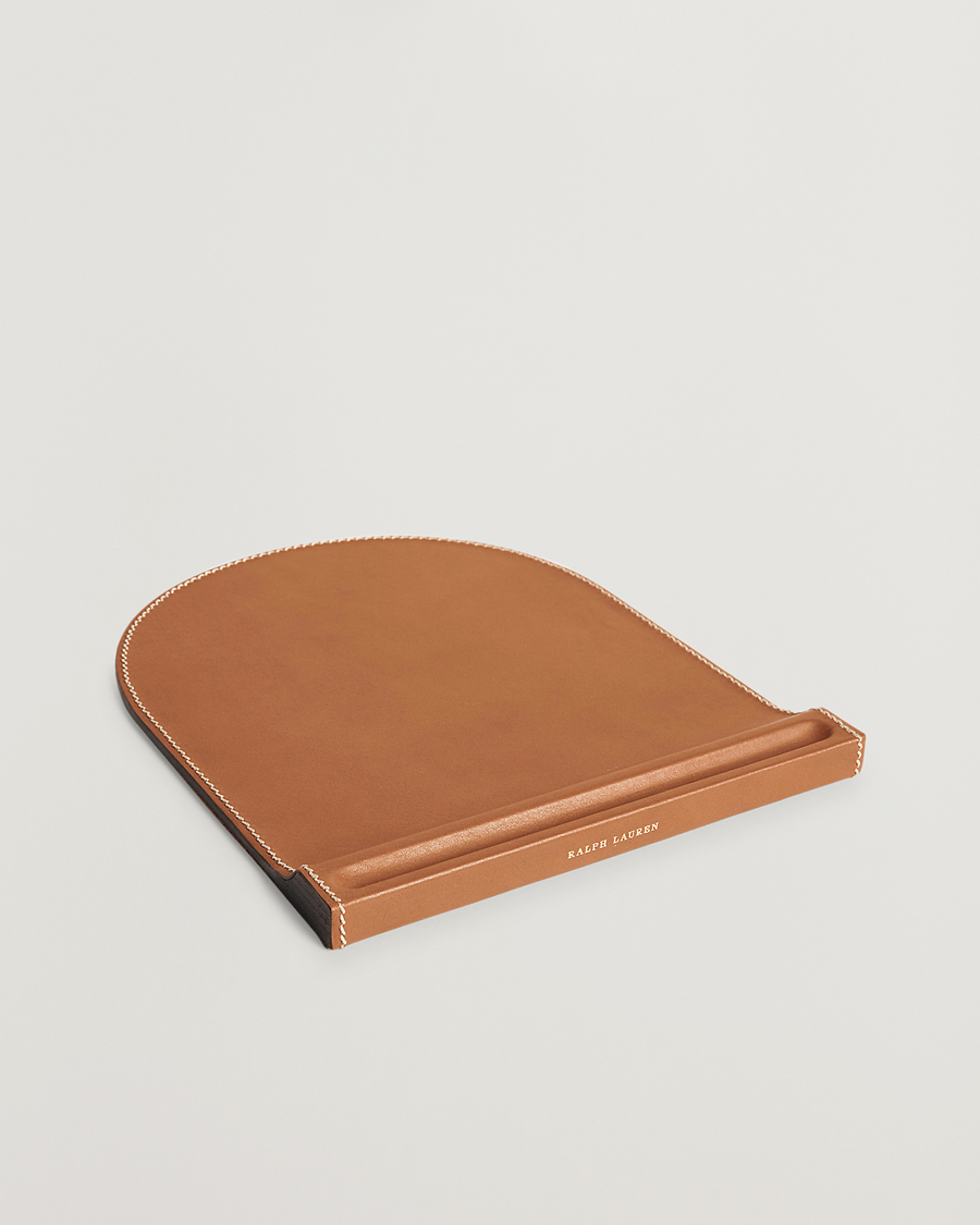 Herre | Livsstil | Ralph Lauren Home | Brennan Leather Mouse Pad Saddle Brown