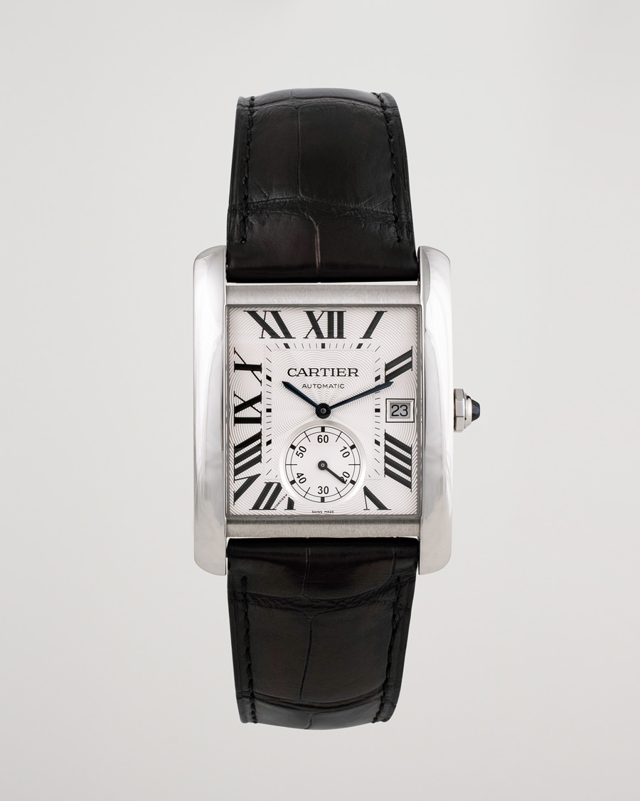 Herre | Pre-Owned & Vintage Watches | Cartier Pre-Owned | Tank MC W5330003 Steel White