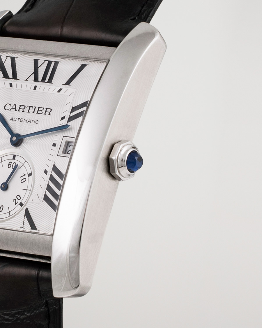 Herre | Pre-Owned & Vintage Watches | Cartier Pre-Owned | Tank MC W5330003 Steel White