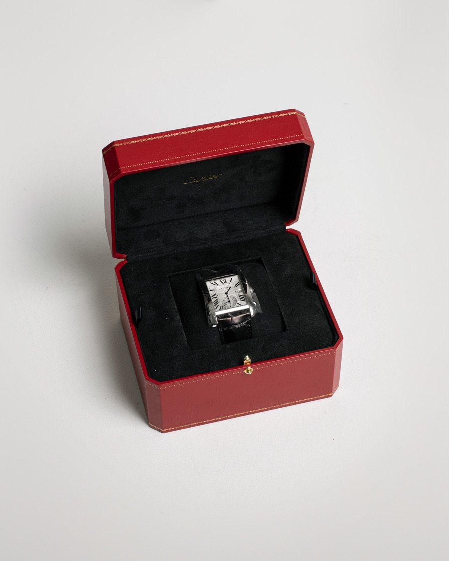 Herre | Pre-Owned & Vintage Watches | Cartier Pre-Owned | Tank MC W5330003 Steel White