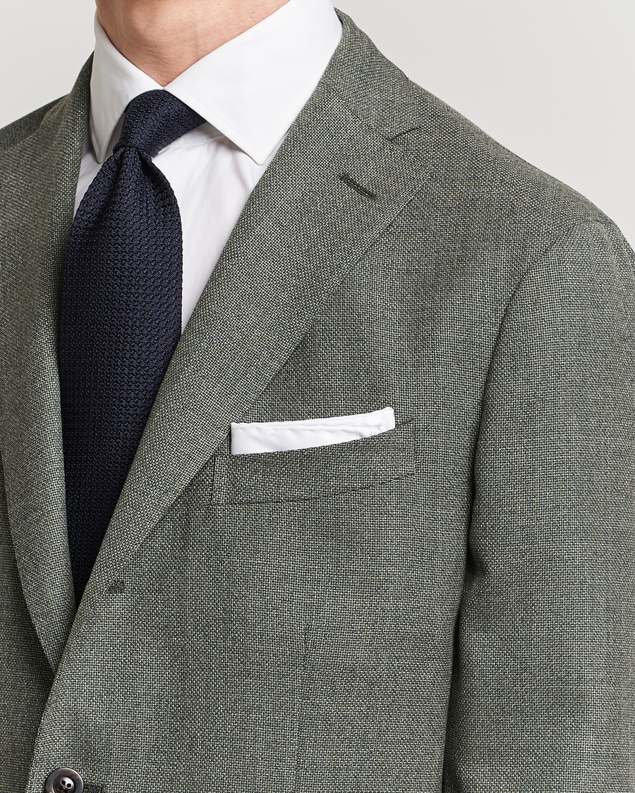 Herre | Avdelinger | Eton | Signature Twill Pocket Square White