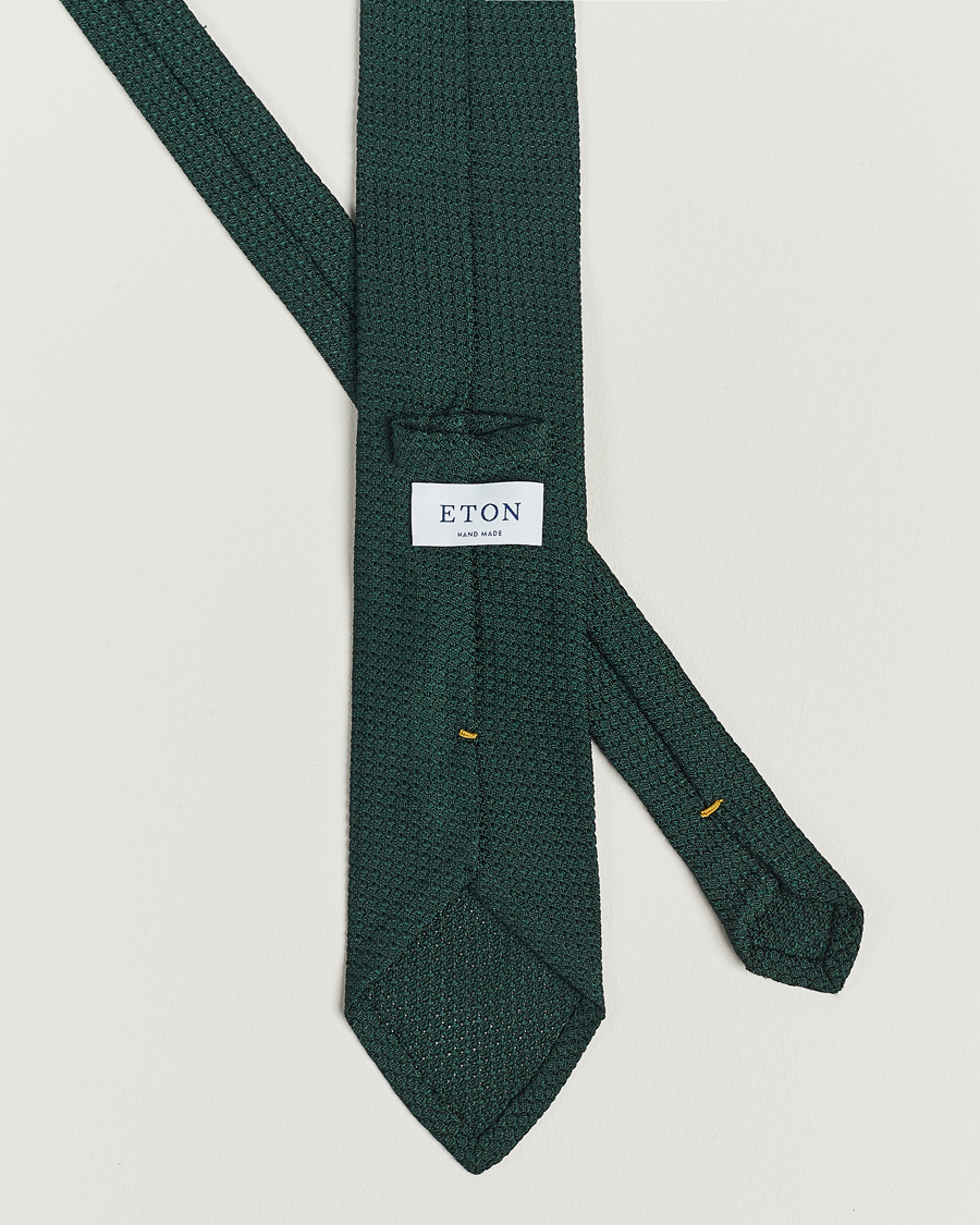 Herre | Slips | Eton | Grenadine Tie Dark Green