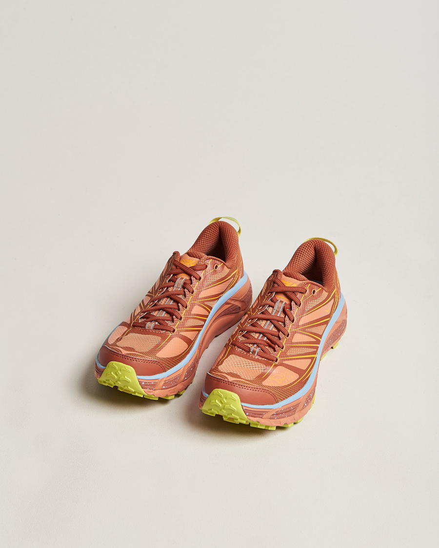Herre | Running sneakers | Hoka One One | Mafate Speed 2 Baked Clay/Radiant Yellow