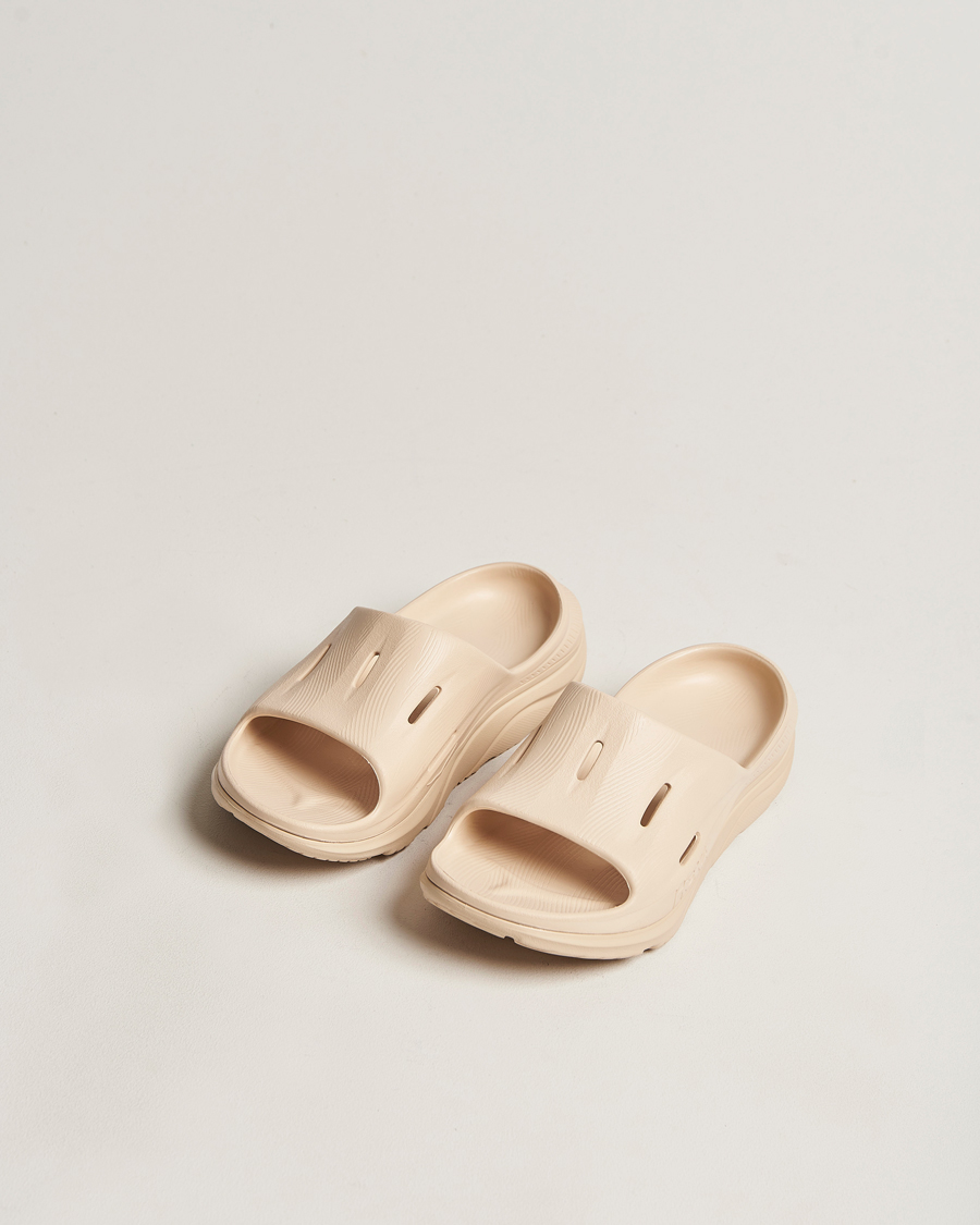 Herre | Hoka Ora Recovery Slide 3 Shifting Sand | Hoka | Ora Recovery Slide 3 Shifting Sand