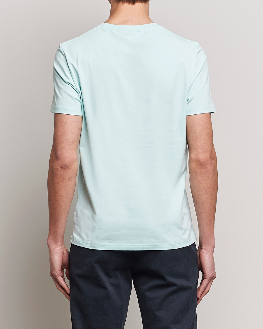 Herre | T-Shirts | Morris | James Cotton T-Shirt Turquoise