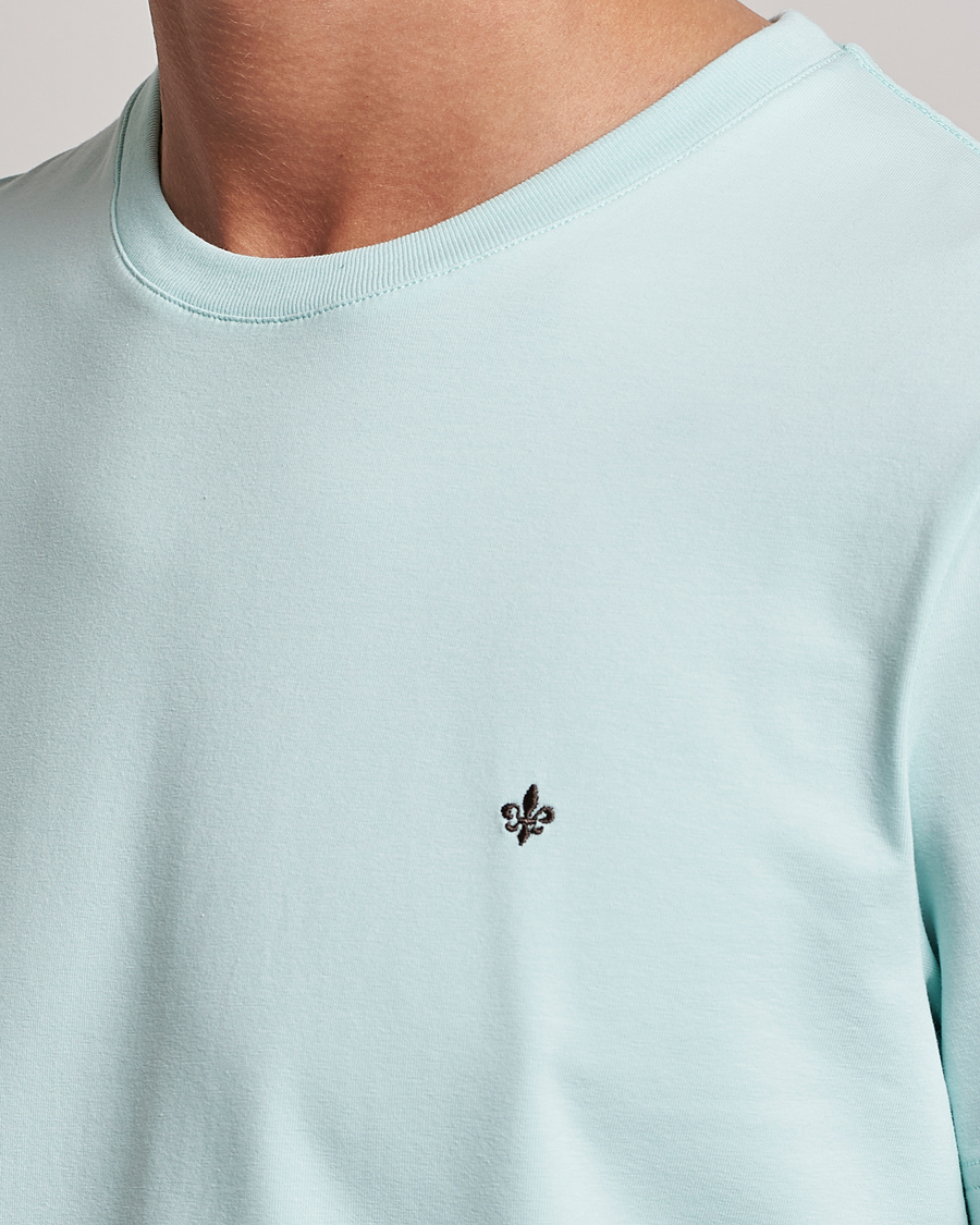 Herre | T-Shirts | Morris | James Cotton T-Shirt Turquoise