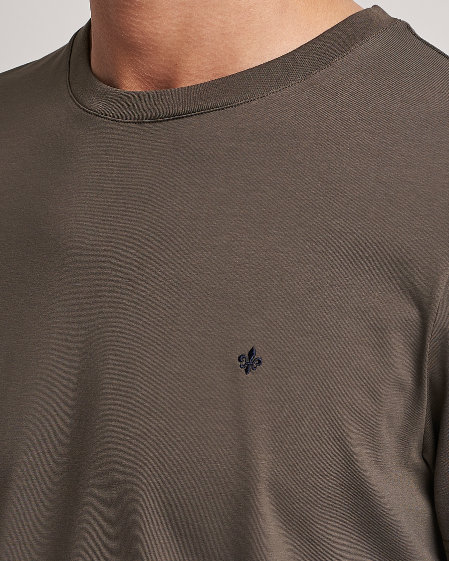 Herre | T-Shirts | Morris | James Cotton T-Shirt Brown
