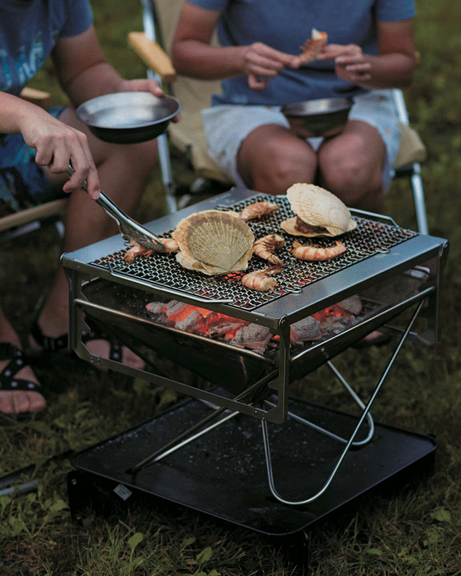 Herre | Snow Peak Tabiki Fire & Grill Stainless Steel | Snow Peak | Tabiki Fire & Grill Stainless Steel