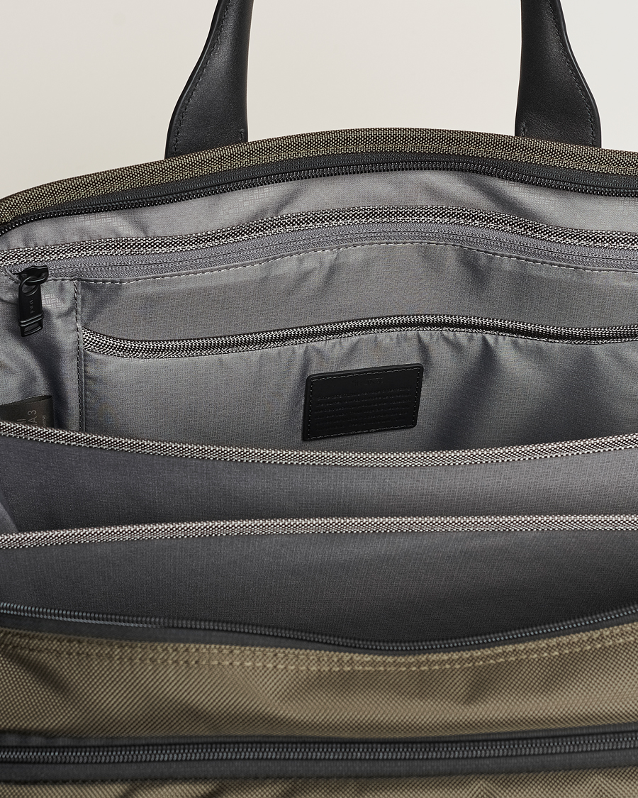 Herre | TUMI Alpha 3 Expandable Organizer Laptop Brief Olive Night | TUMI | Alpha 3 Expandable Organizer Laptop Brief Olive Night