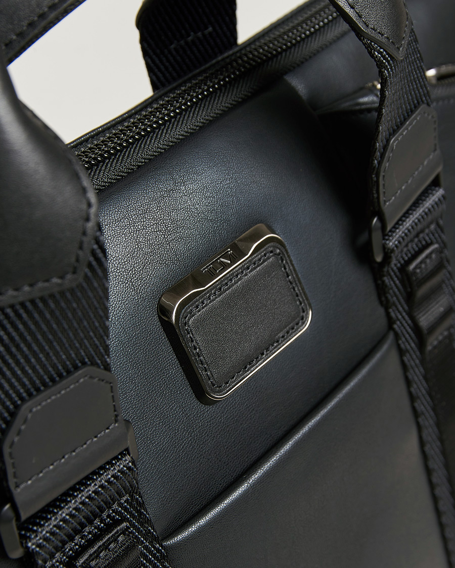 Herre | Vesker | TUMI | Alpha Bravo Academy Leather Brief Black