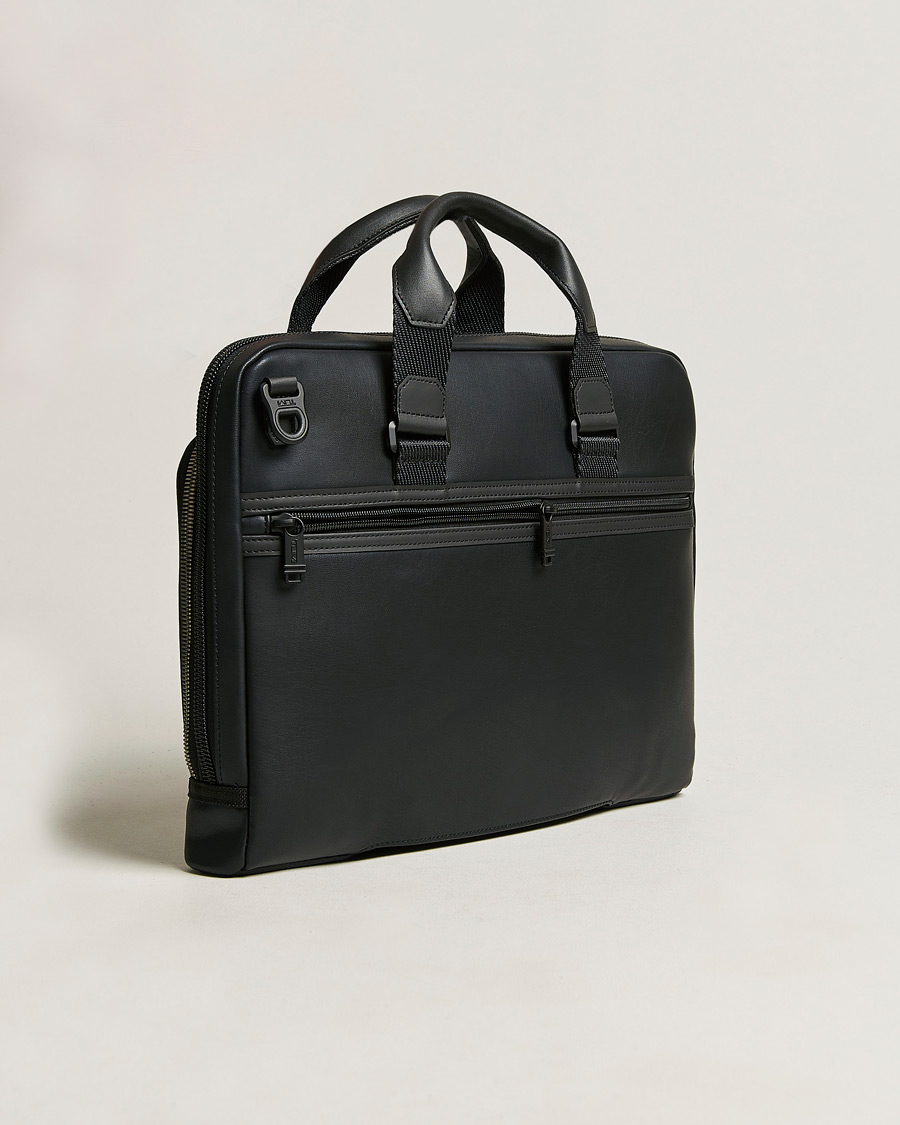 Herre | Vesker | TUMI | Alpha Bravo Academy Leather Brief Black