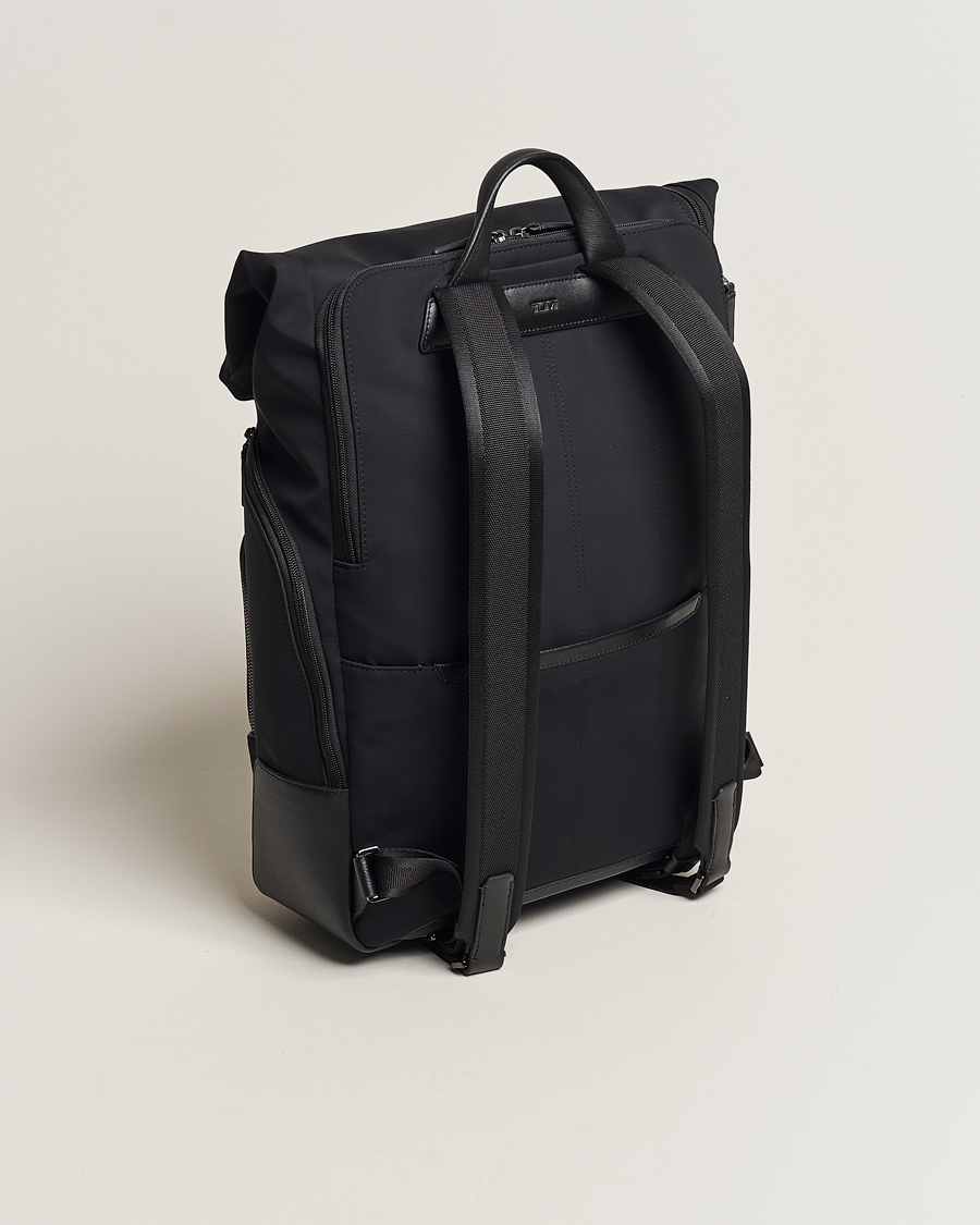 Herre | TUMI Harrison Osborn Roll Top Backpack Black | TUMI | Harrison Osborn Roll Top Backpack Black