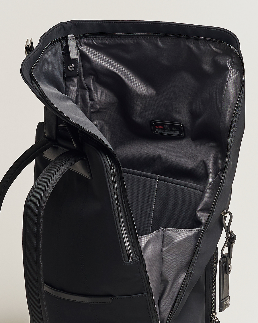 Herre | TUMI Harrison Osborn Roll Top Backpack Black | TUMI | Harrison Osborn Roll Top Backpack Black