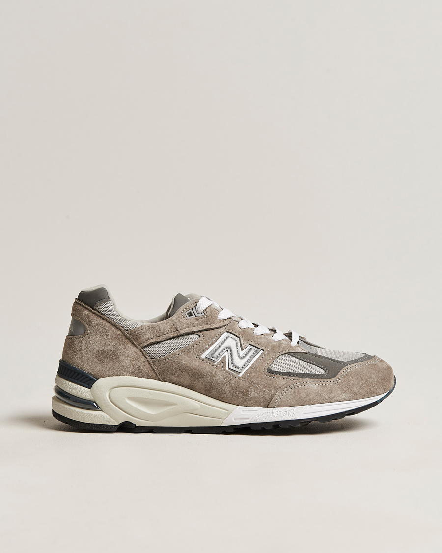 Herre | New Balance Made In USA 990 Sneakers Grey/White | New Balance | Made In USA 990 Sneakers Grey/White