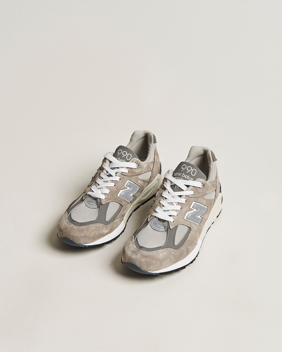 Herre | New Balance Made In USA 990 Sneakers Grey/White | New Balance | Made In USA 990 Sneakers Grey/White