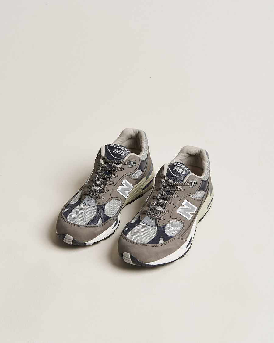 Herre | Sko i mokka | New Balance | Made In UK 991 Sneakers Castlerock/Navy