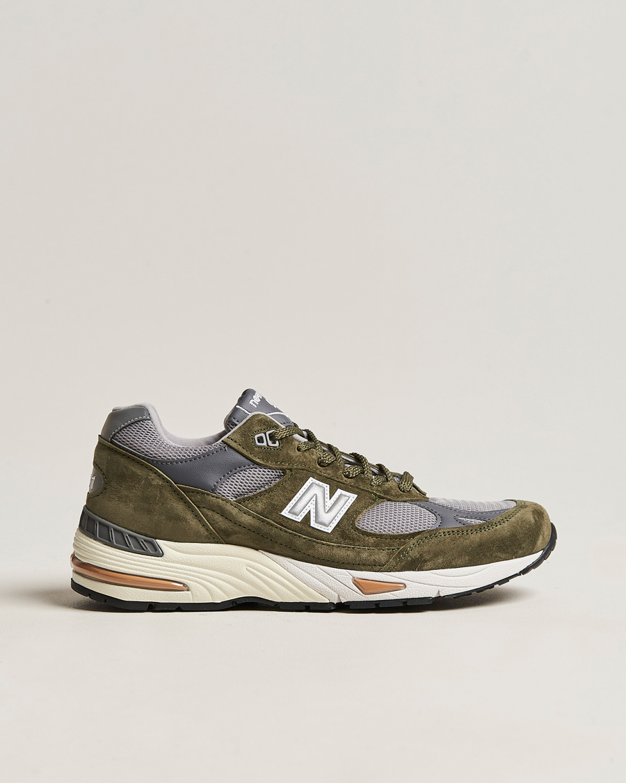 Herre | New Balance Made In UK 991 Sneakers Green/Grey | New Balance | Made In UK 991 Sneakers Green/Grey