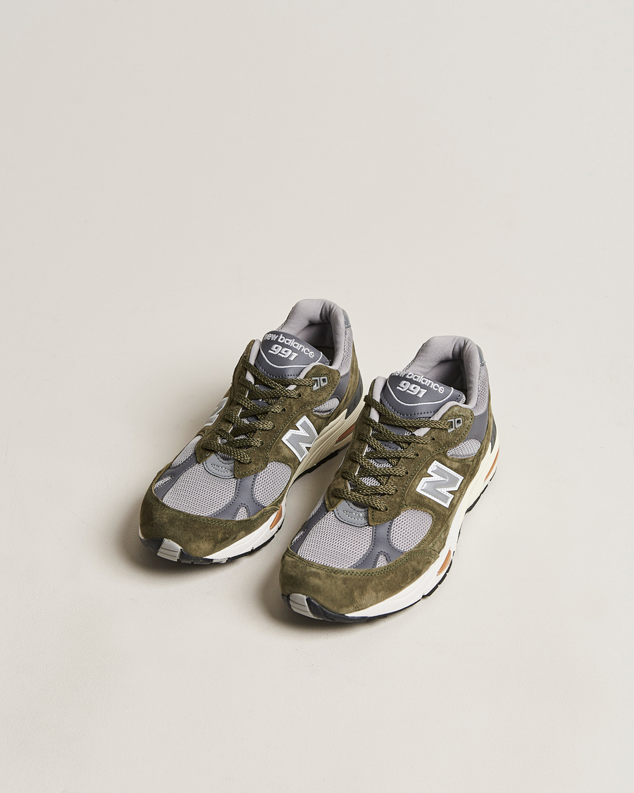 Herre | New Balance Made In UK 991 Sneakers Green/Grey | New Balance | Made In UK 991 Sneakers Green/Grey