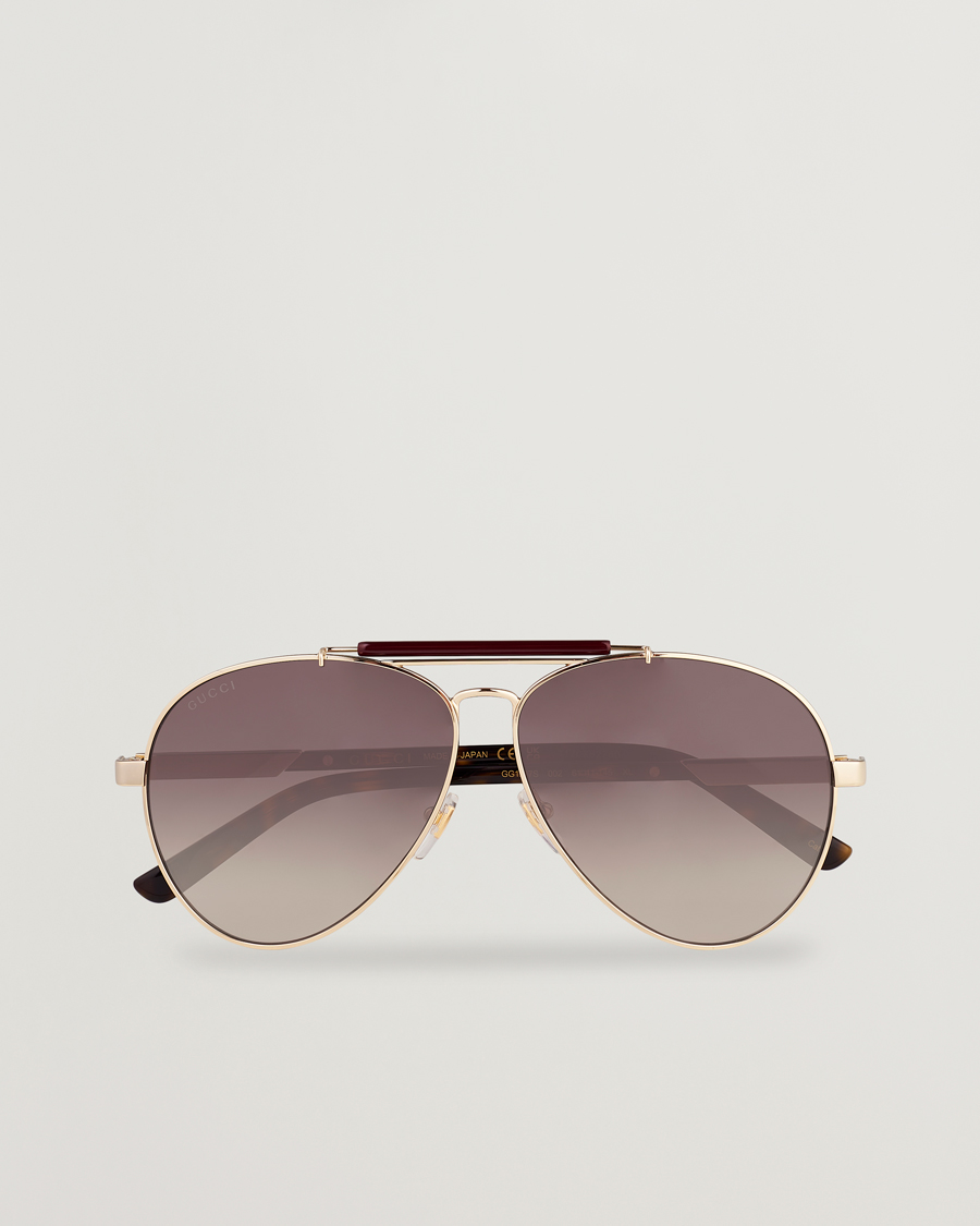 Herre | Solbriller | Gucci | GG1287S Sunglasses Havana/Gold
