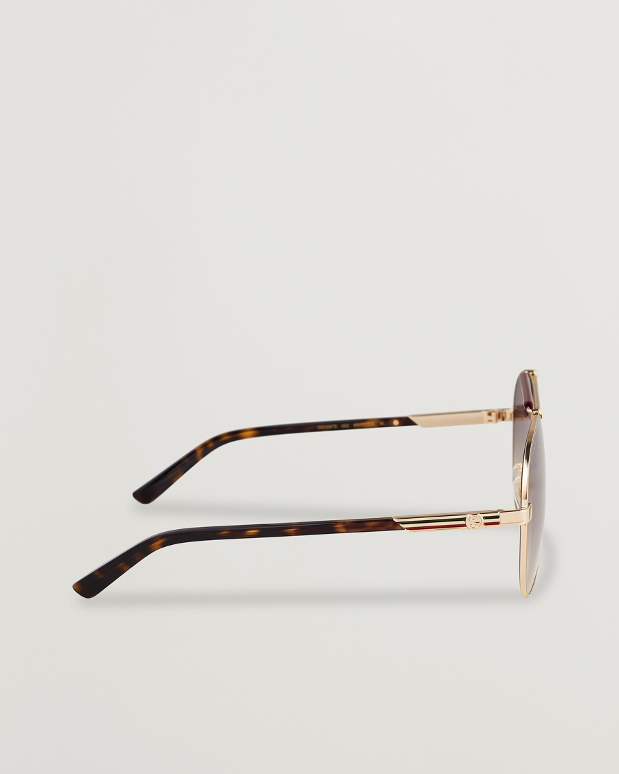 Herre | Solbriller | Gucci | GG1287S Sunglasses Havana/Gold