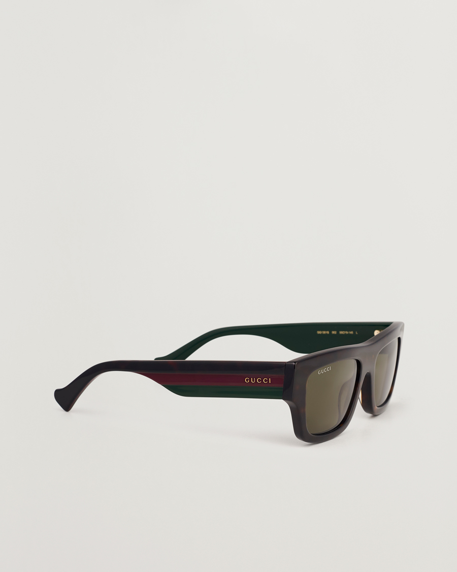 Herre | Firkantede solbriller | Gucci | GG1301S Sunglasses Havana