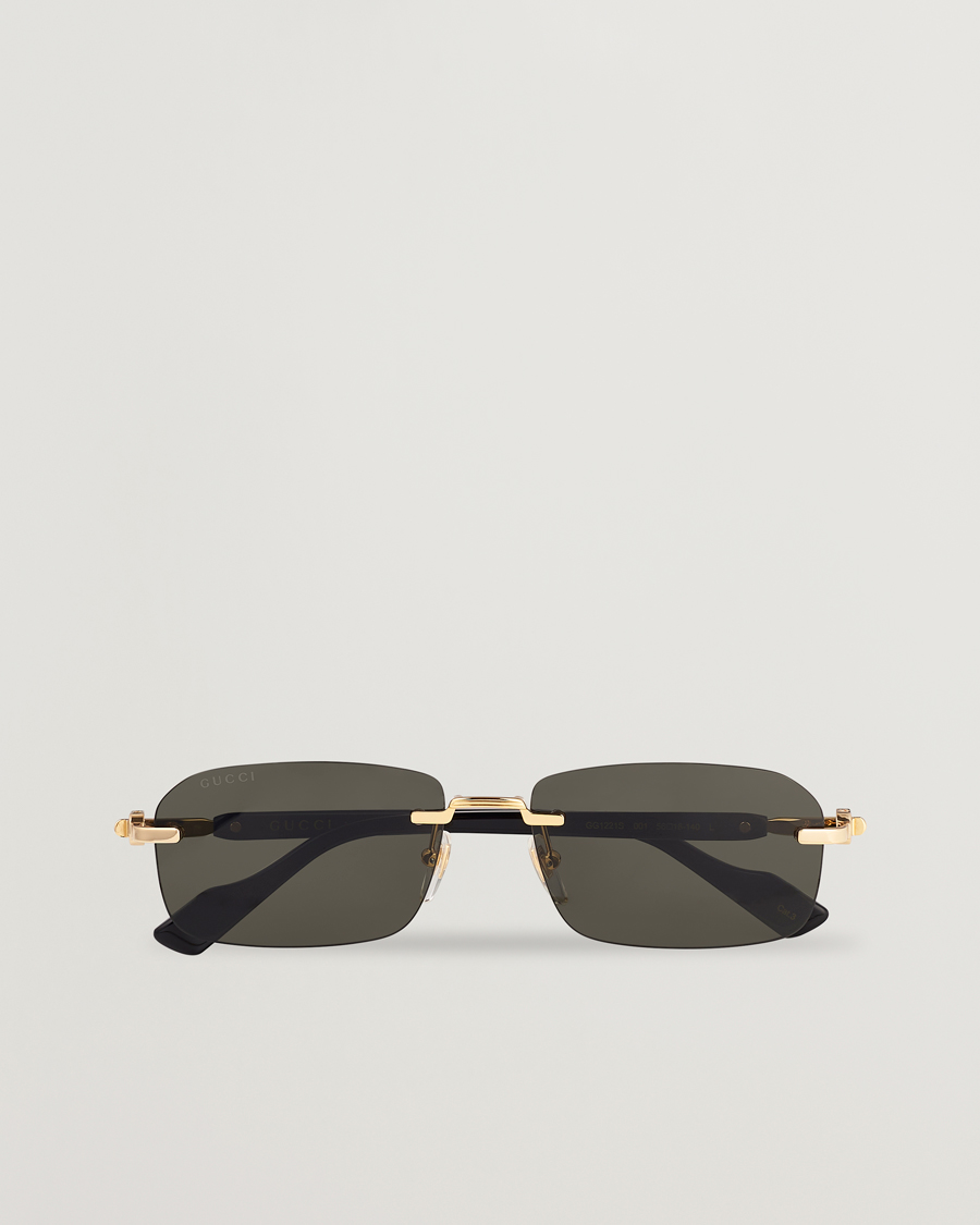 Herre | Solbriller | Gucci | GG1221S Sunglasses Gold/Black
